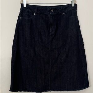 Liz Claiborne Blue Denim Midi Skirt